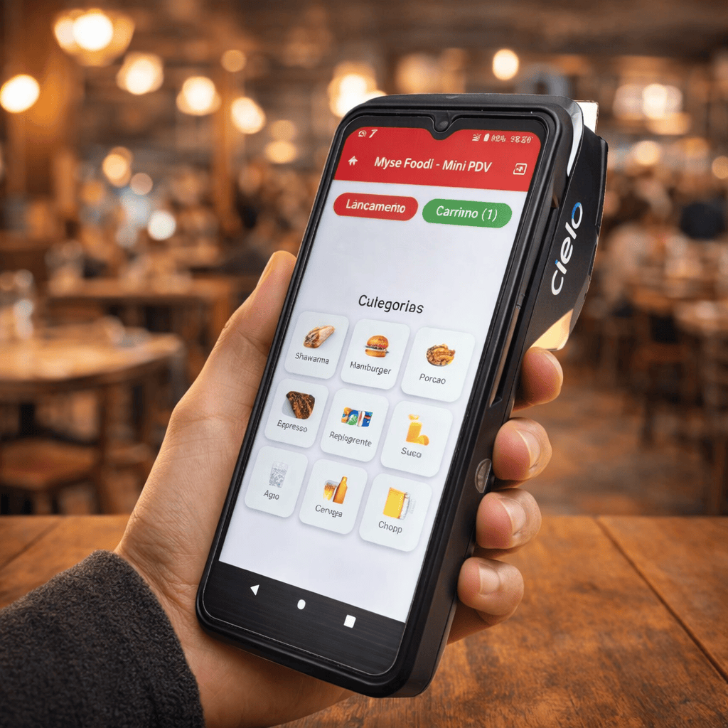 App de maquininha de cartão