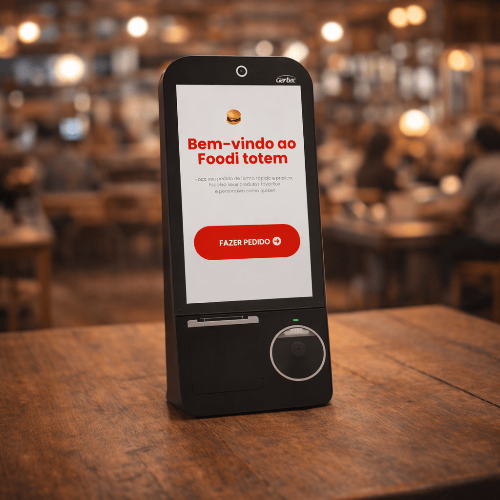 Totem de autoatendimento Foodi